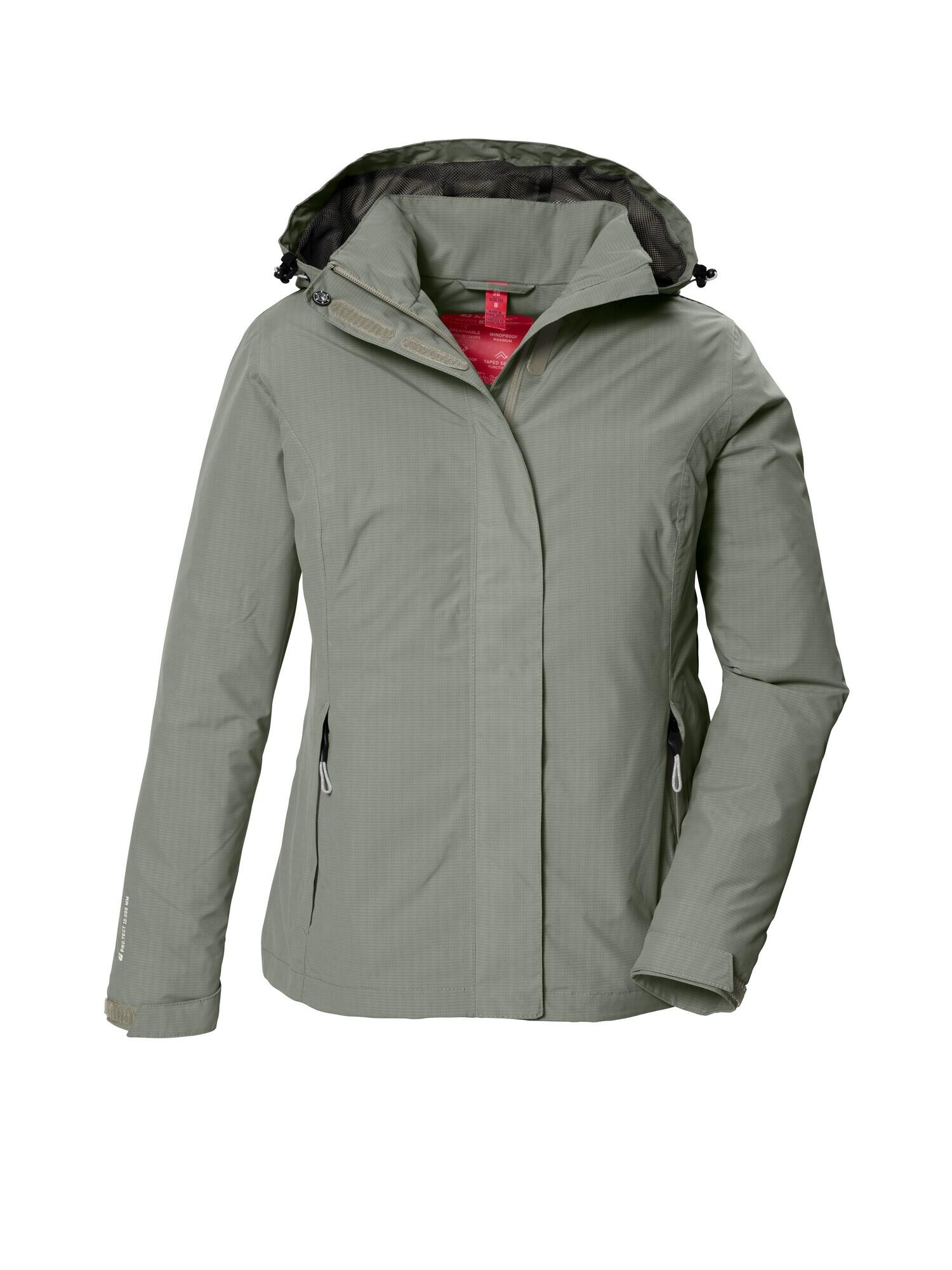 KILLTEC Outdoorjacke GS WMN Wandern/Outdoor/Trekking Damen helloliv Wasserdicht 10.000