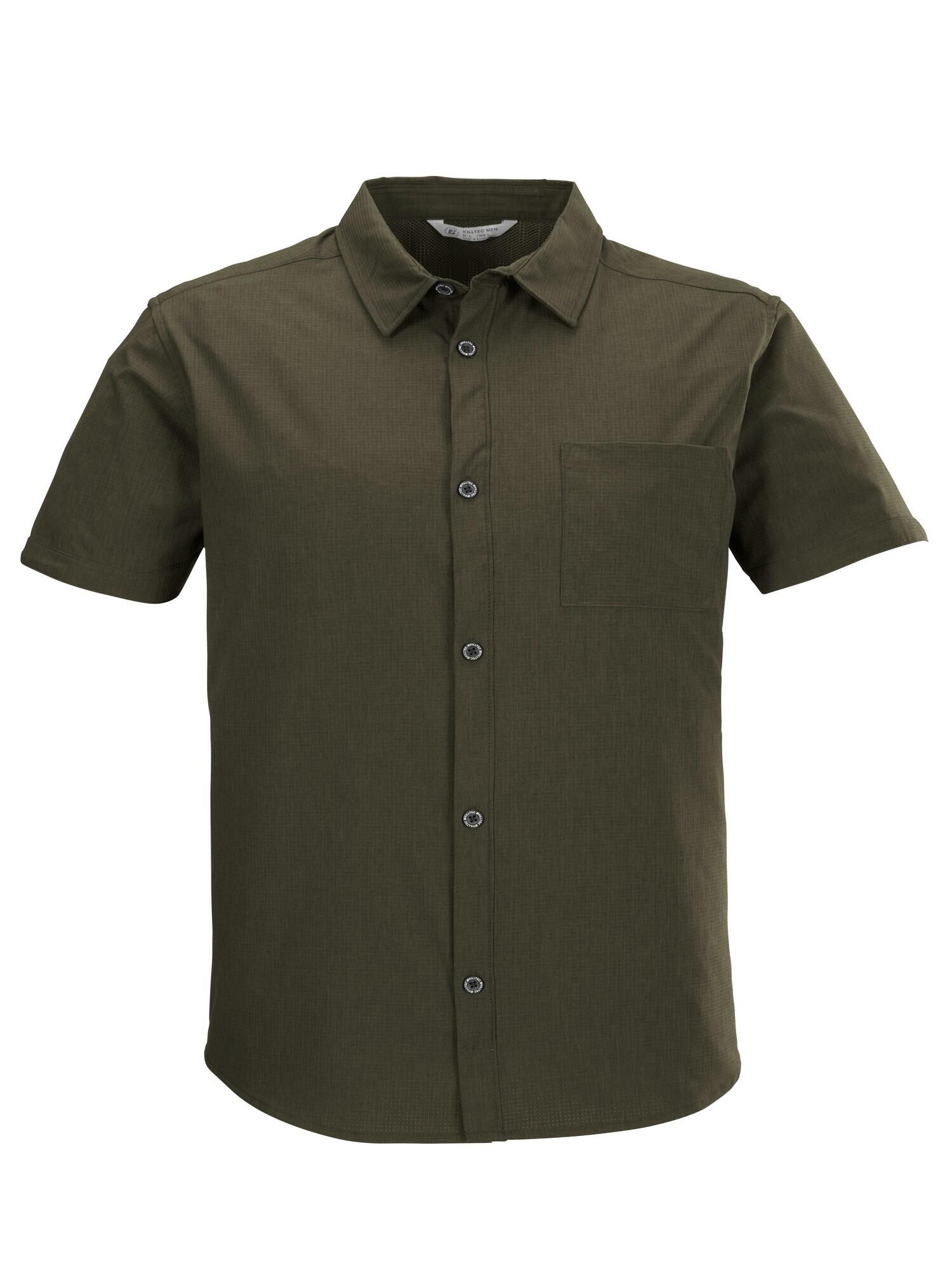 KILLTEC Funktionshemd KOS 252 MN WVN SHRT Wandern/Outdoor/Trekking Herren dunkeloliv