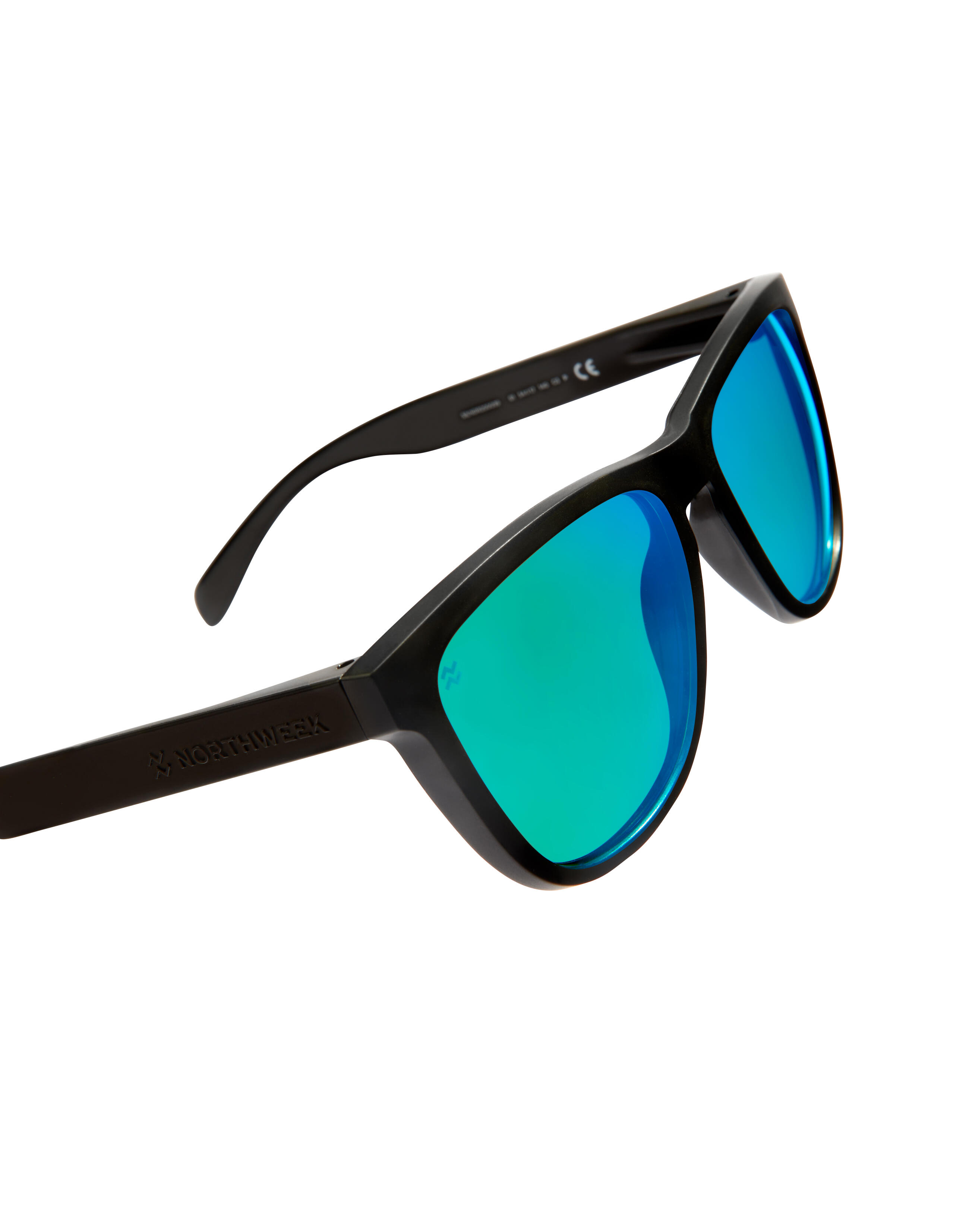 NORTHWEEK - Lunettes de soleil pour Homme et Femme émeraude noire -  REGULAR RAW 4/6