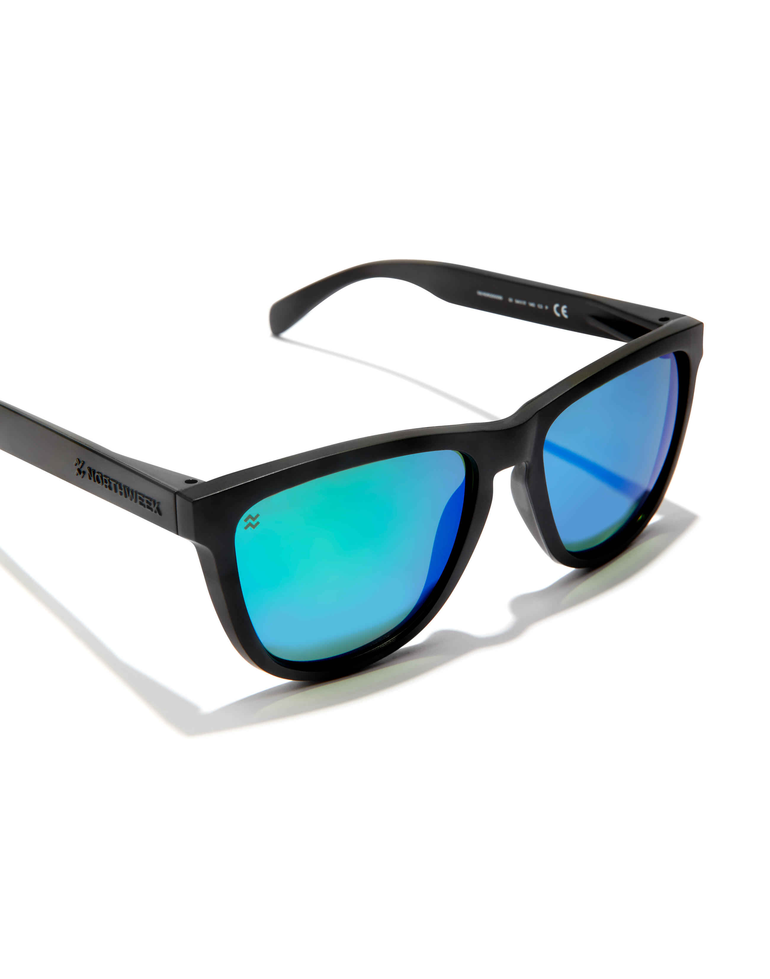 NORTHWEEK - Lunettes de soleil pour Homme et Femme émeraude noire -  REGULAR RAW 3/6