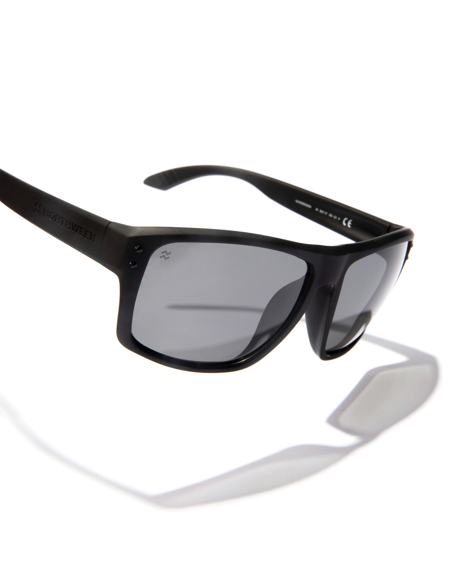 Lunettes de soleil pour hommes et femmes polarisés noirs noirs -  BOLD RAW 3/6