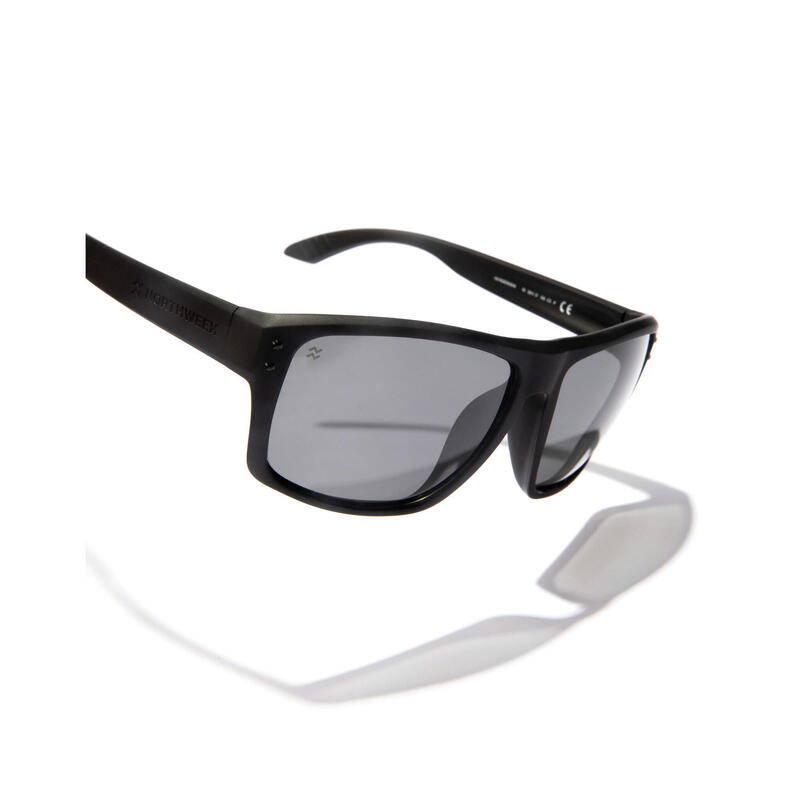 Lunettes de soleil pour hommes et femmes polarisés noirs noirs -  BOLD RAW