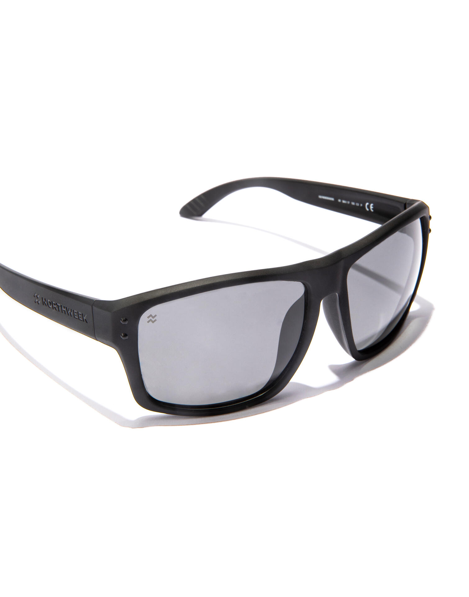 Lunettes de soleil pour hommes et femmes polarisés noirs noirs -  BOLD RAW 5/6