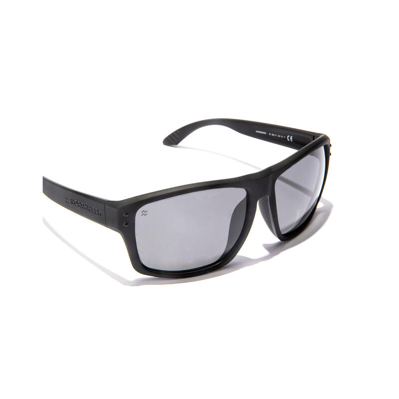 Lunettes de soleil pour hommes et femmes polarisés noirs noirs -  BOLD RAW