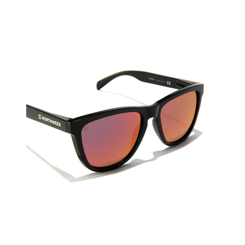 Lunettes de soleil pour hommes et femmes Ruby noire polarisée -  REGULAR RAW