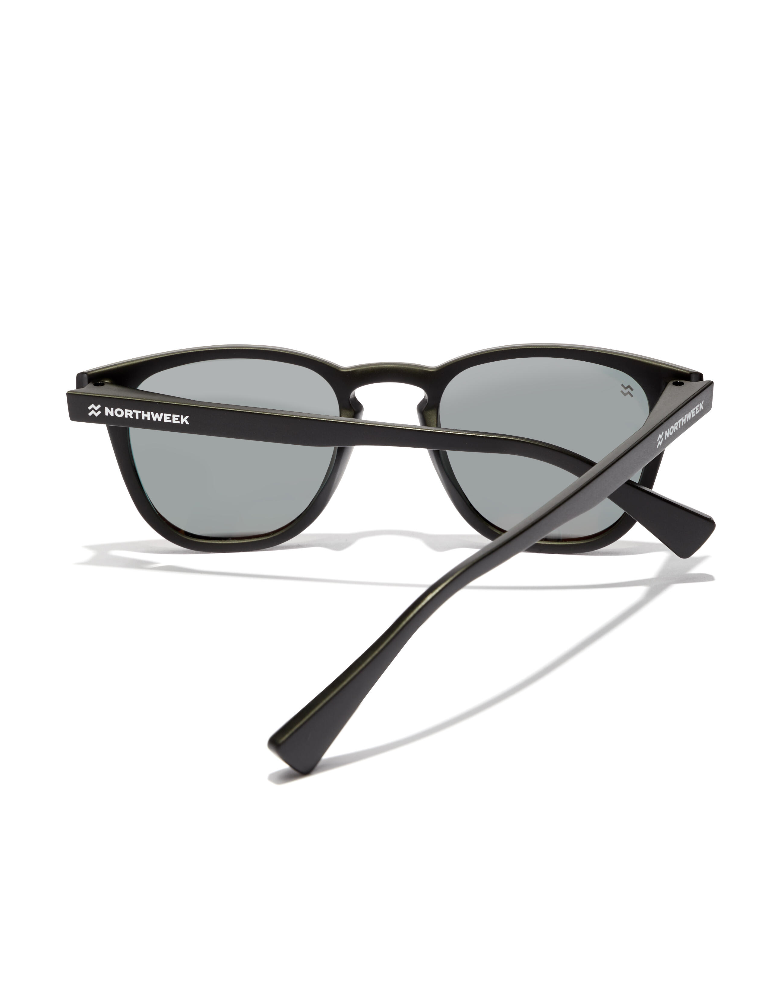 Lunettes de soleil pour hommes et femmes Ruby noire polarisée -  WALL RAW 4/6