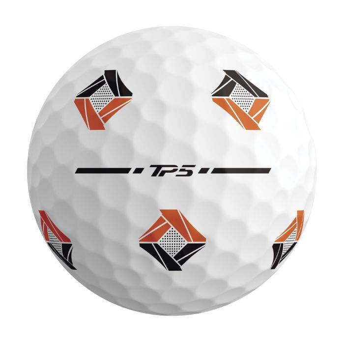 TP5 PIX 3.0 5層高爾夫球(12粒裝) - 白色