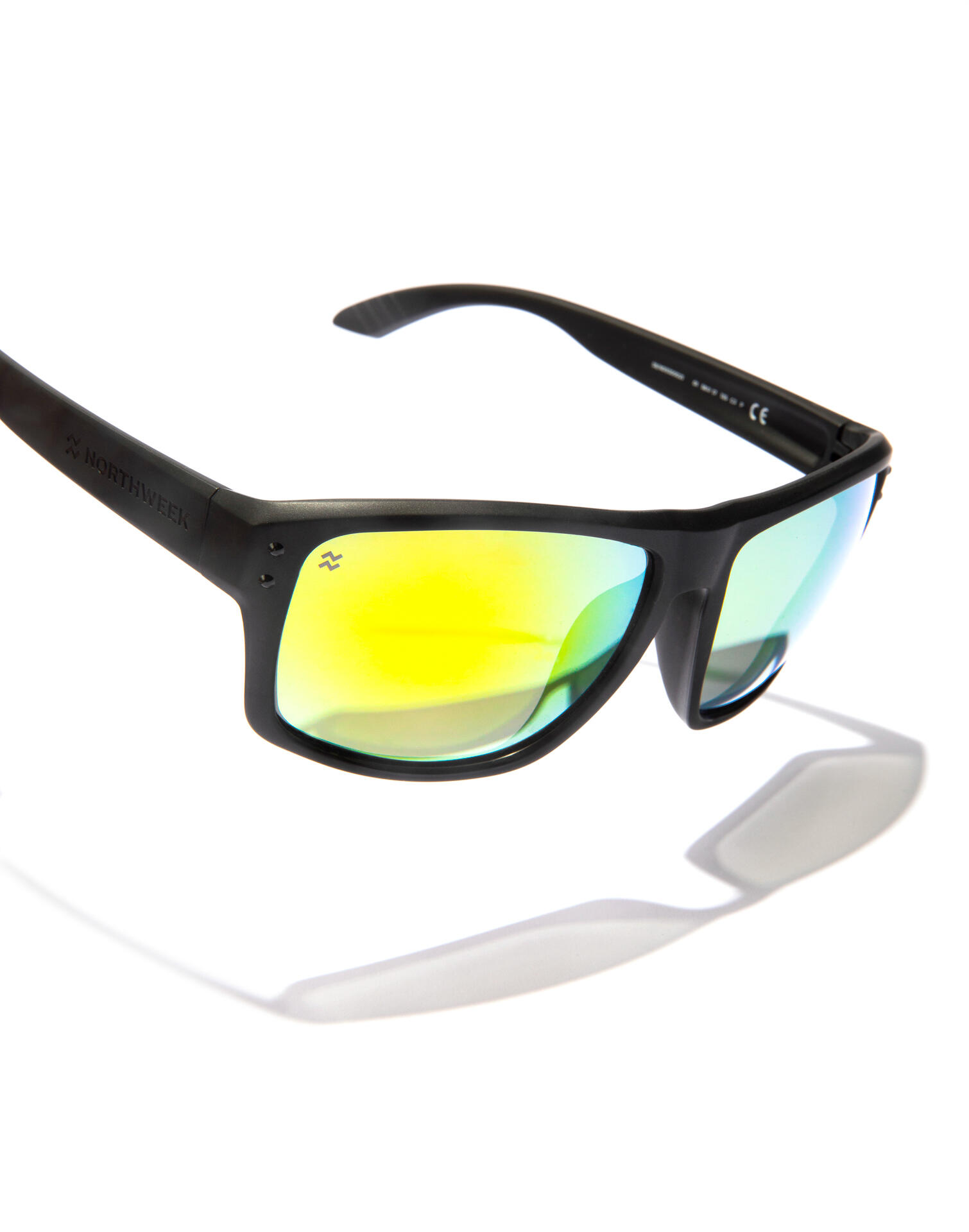 Lunettes de soleil pour les hommes et les femmes polarisé noir -  BOLD RAW 4/6
