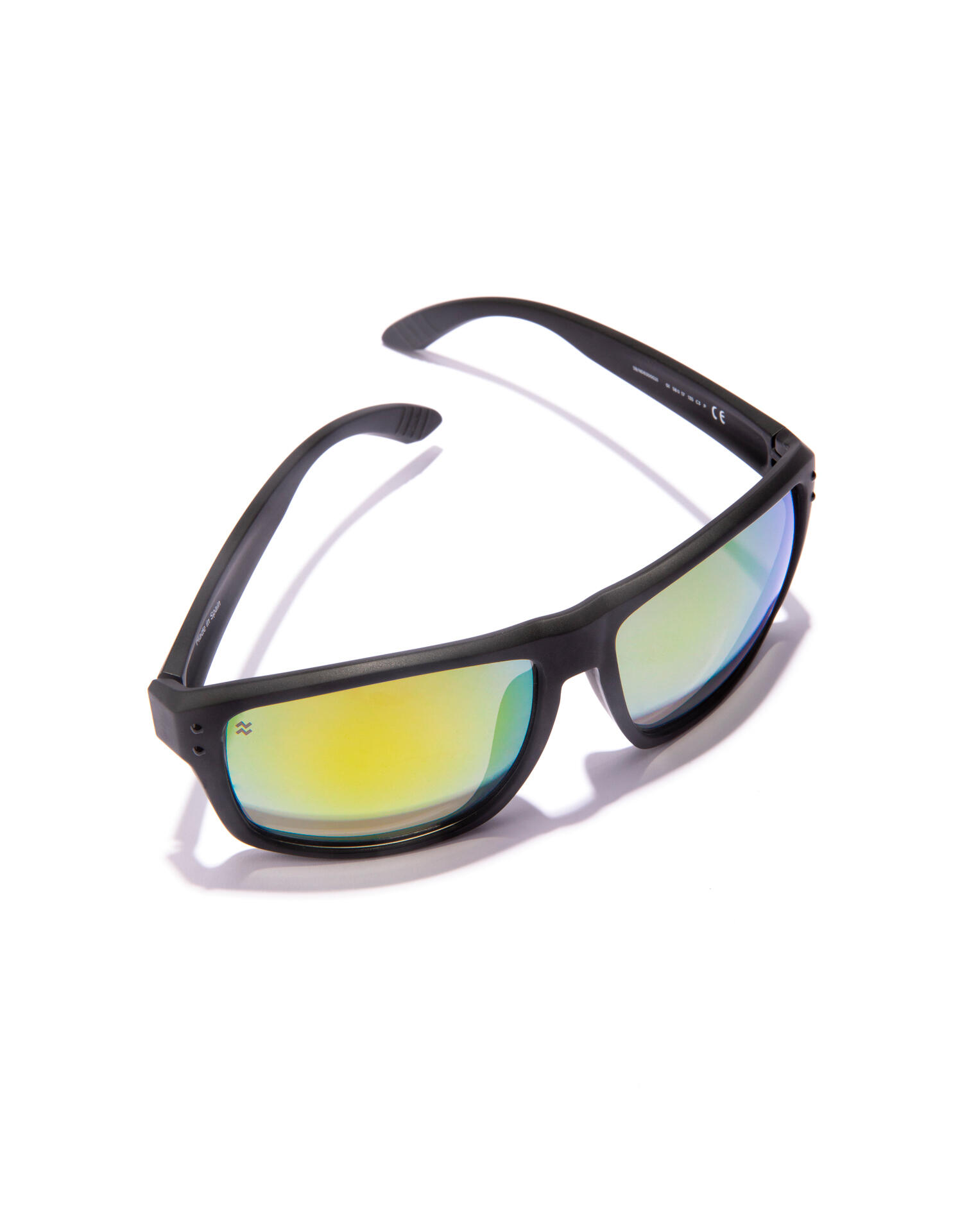 Lunettes de soleil pour les hommes et les femmes polarisé noir -  BOLD RAW 3/6