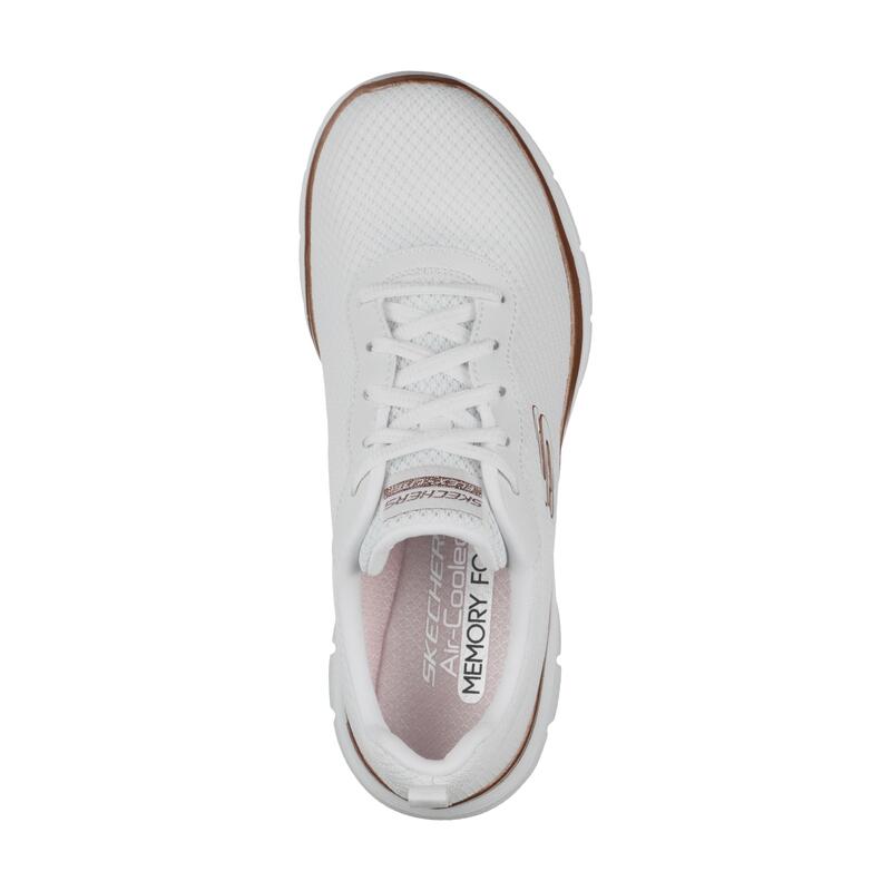 Pantofi sport Skechers Flex Appeal 4.0-Brilliant View, alb-auriu 40