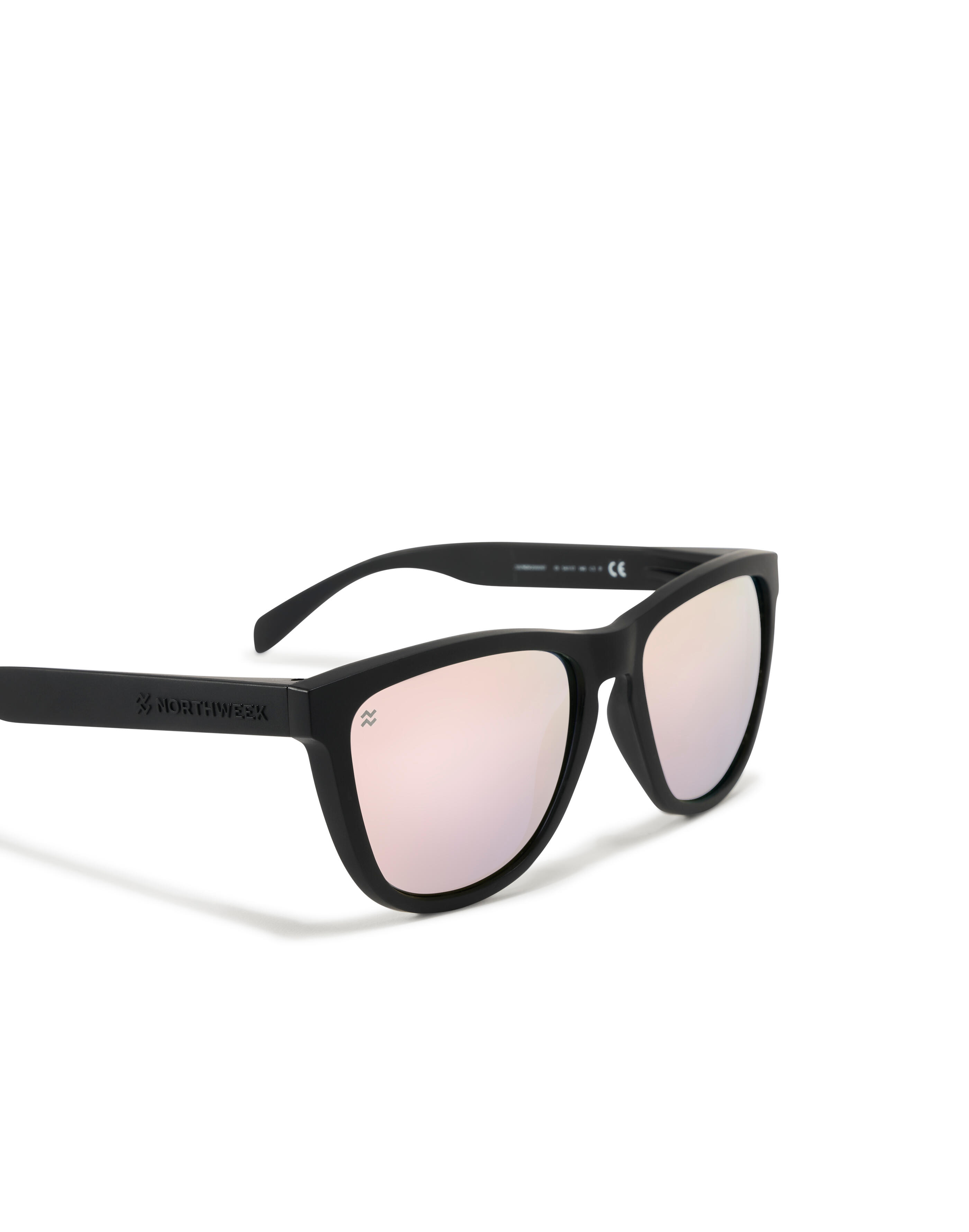 NORTHWEEK - Lunettes de soleil pour Homme et Femme Blackrose Gold -  REGULAR RAW 3/4