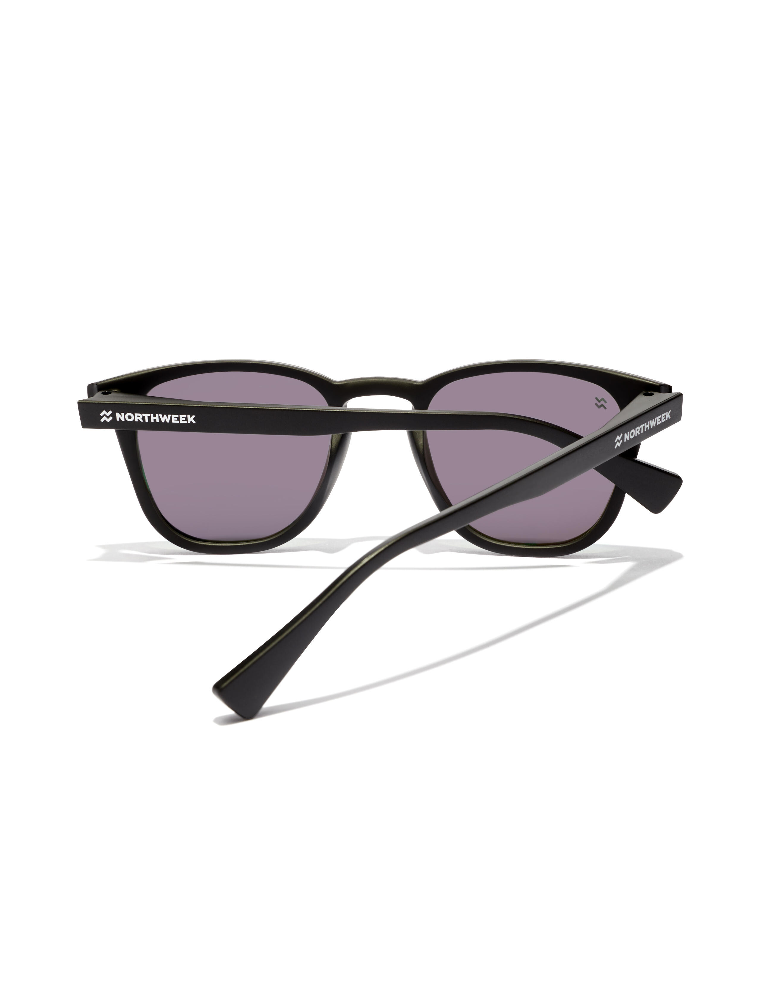 NORTHWEEK - Gafas de Sol para Hombre y Mujer POLARIZED BLACK EMERALD - WALL RAW 4/6