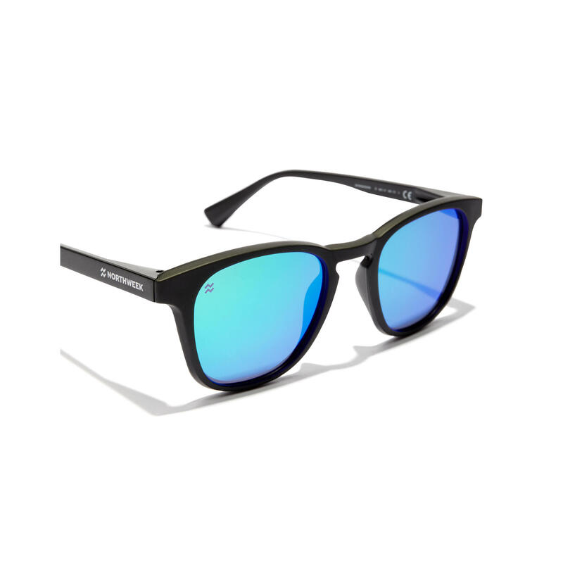 Lunettes de soleil pour hommes et femmes polarisés noirs émeraude -  WALL RAW