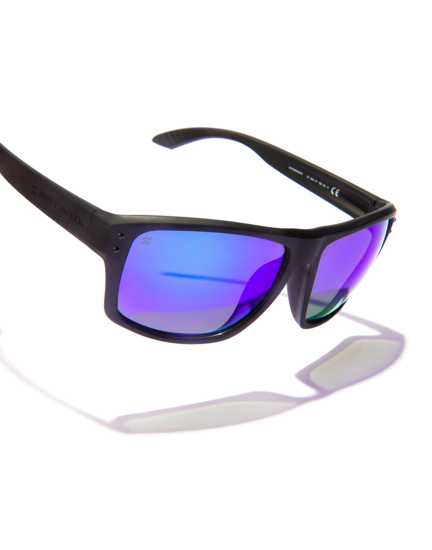NORTHWEEK - Gafas de Sol para Hombre y Mujer POLARIZED BLACK SKY - BOLD RAW 3/6