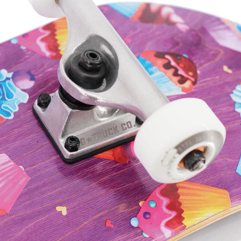 BTFL CUPCAKES - Skateboard komplett 8.125" Anfänger und Fortgeschrittene