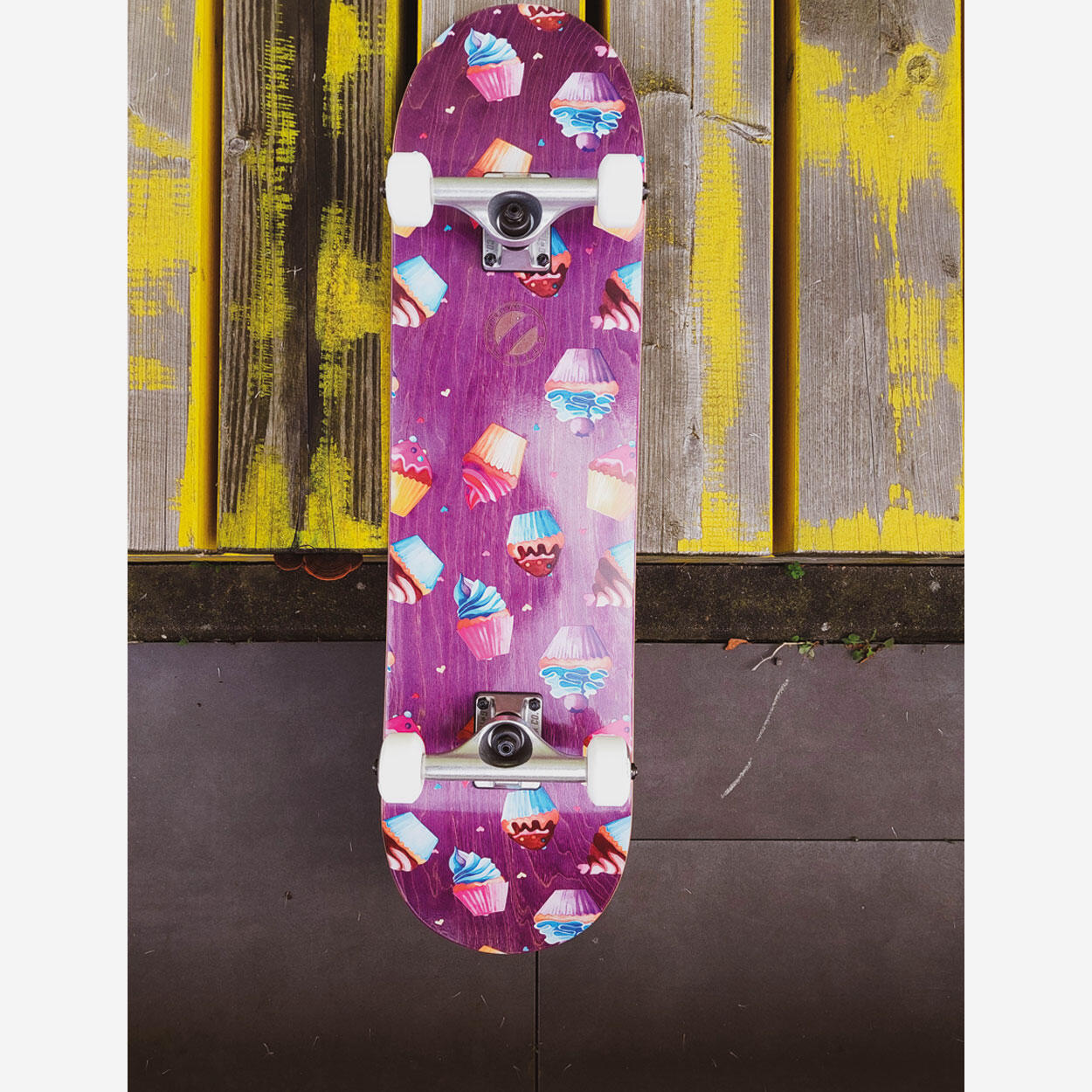 Tabla completa de skateboard para mujer «Cupcakes» 8,125 x 31,75 4/4