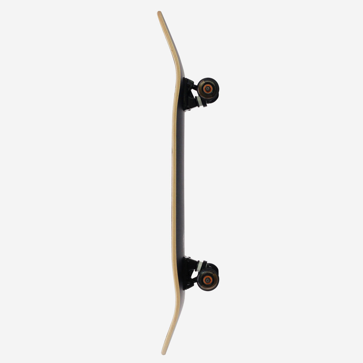 Schwarzes Skateboard für Anfänger und Fortgeschrittene 8.125 x 31.75 3/4