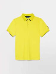 Polo manches courtes homme MANCEPOL jaune/orange