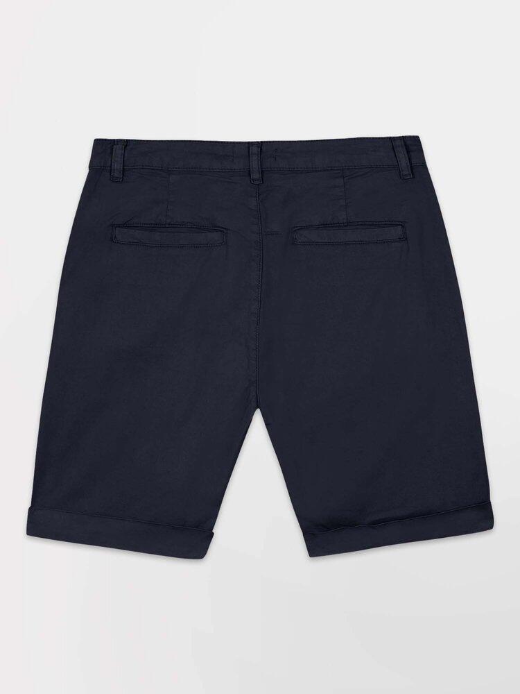 Bermuda ceinture droite avec passants Femme - SANTABER Navy 2/2