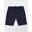 Bermuda ceinture droite avec passants Femme - SANTABER Navy
