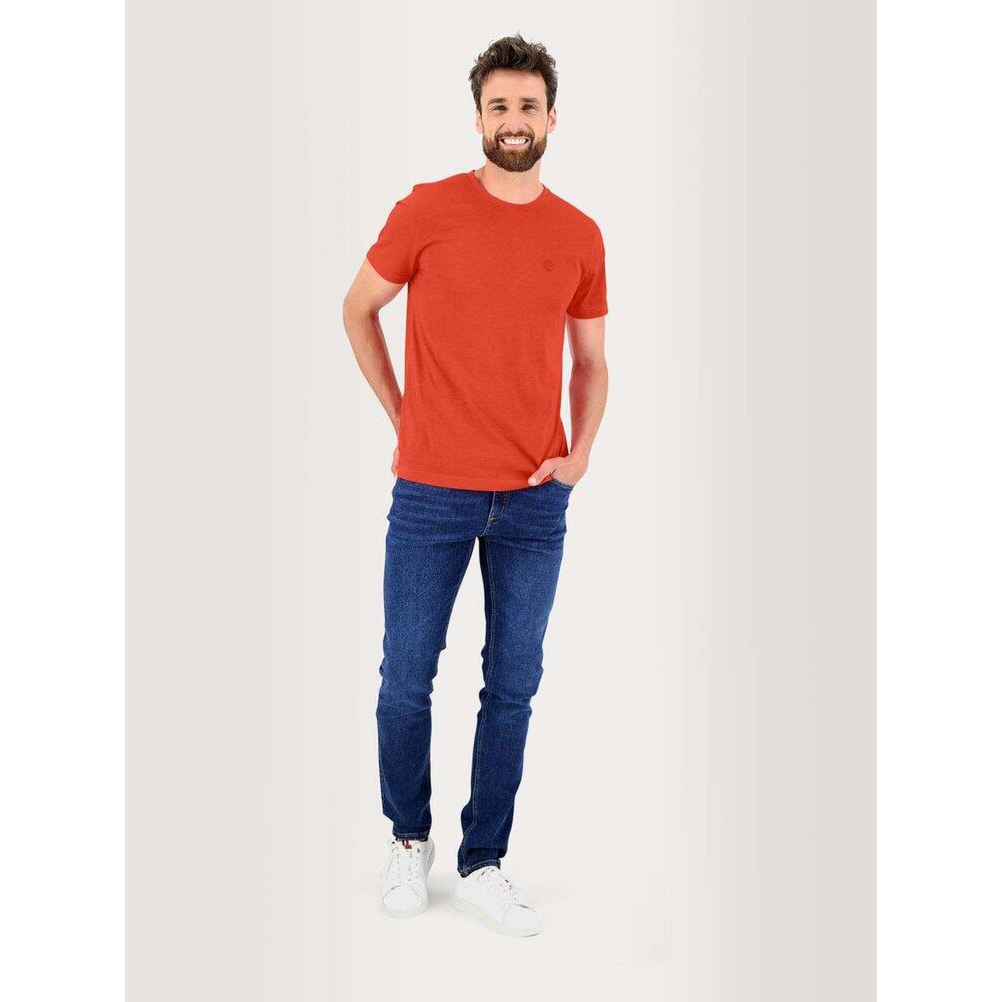 T-shirt manches courtes Homme - PIERETEE Rouge