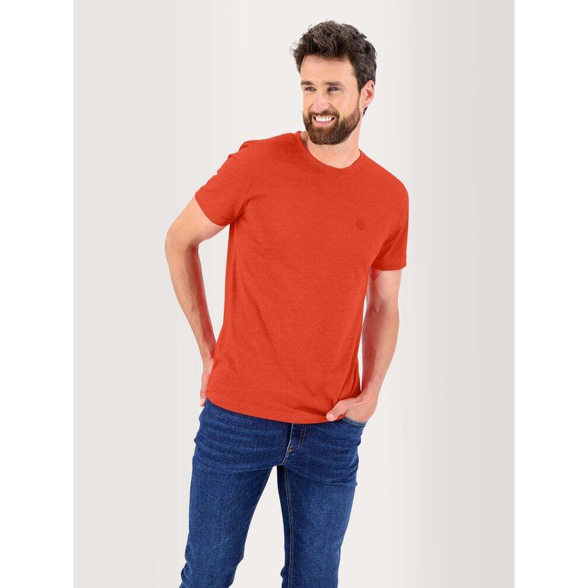 T-shirt manches courtes Homme - PIERETEE Rouge