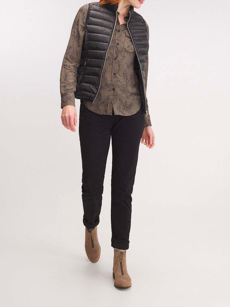 Piumino smanicato nero da donna TBS Naelisan 3/5