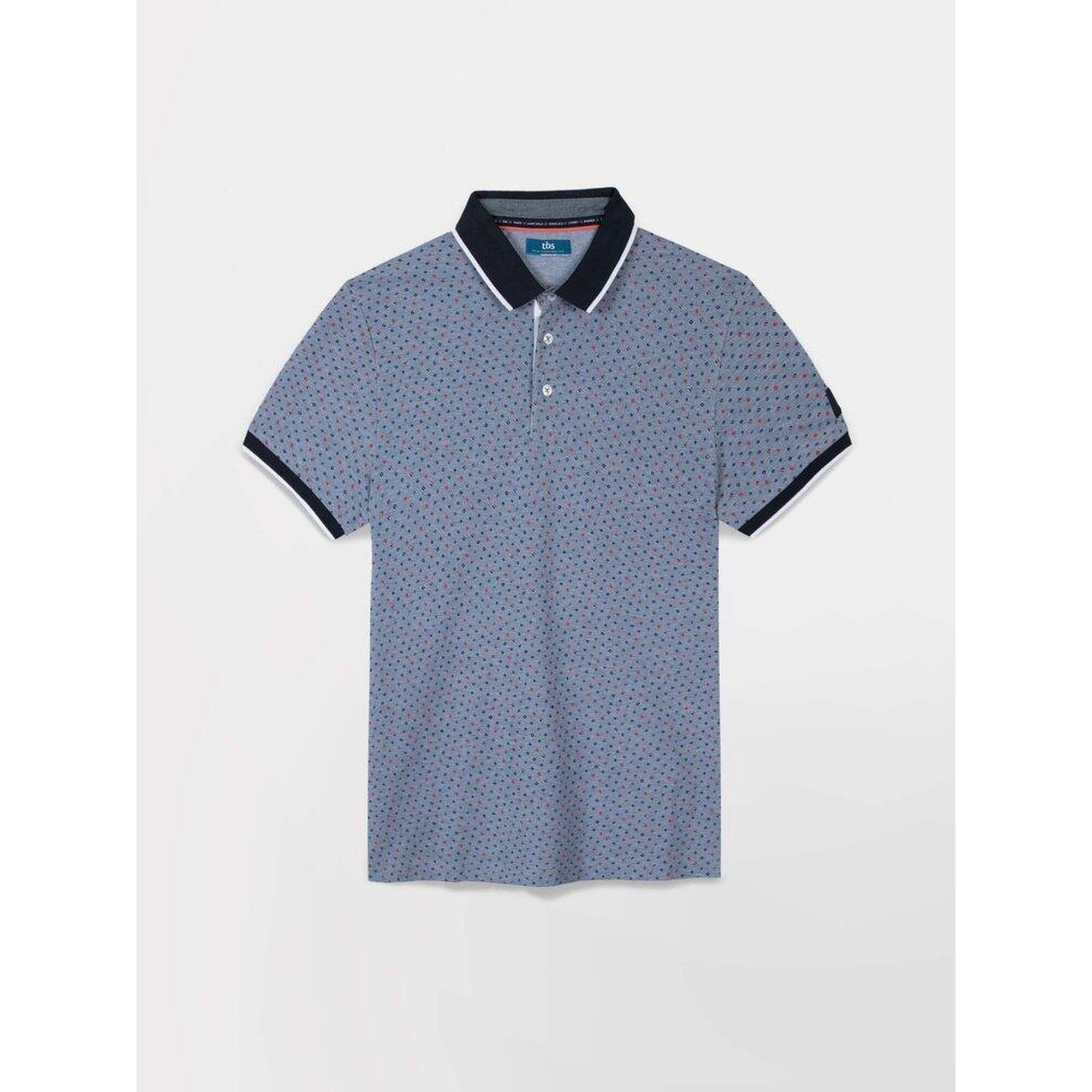 Polo manches courtes Homme - DRAKEPOL Chambray