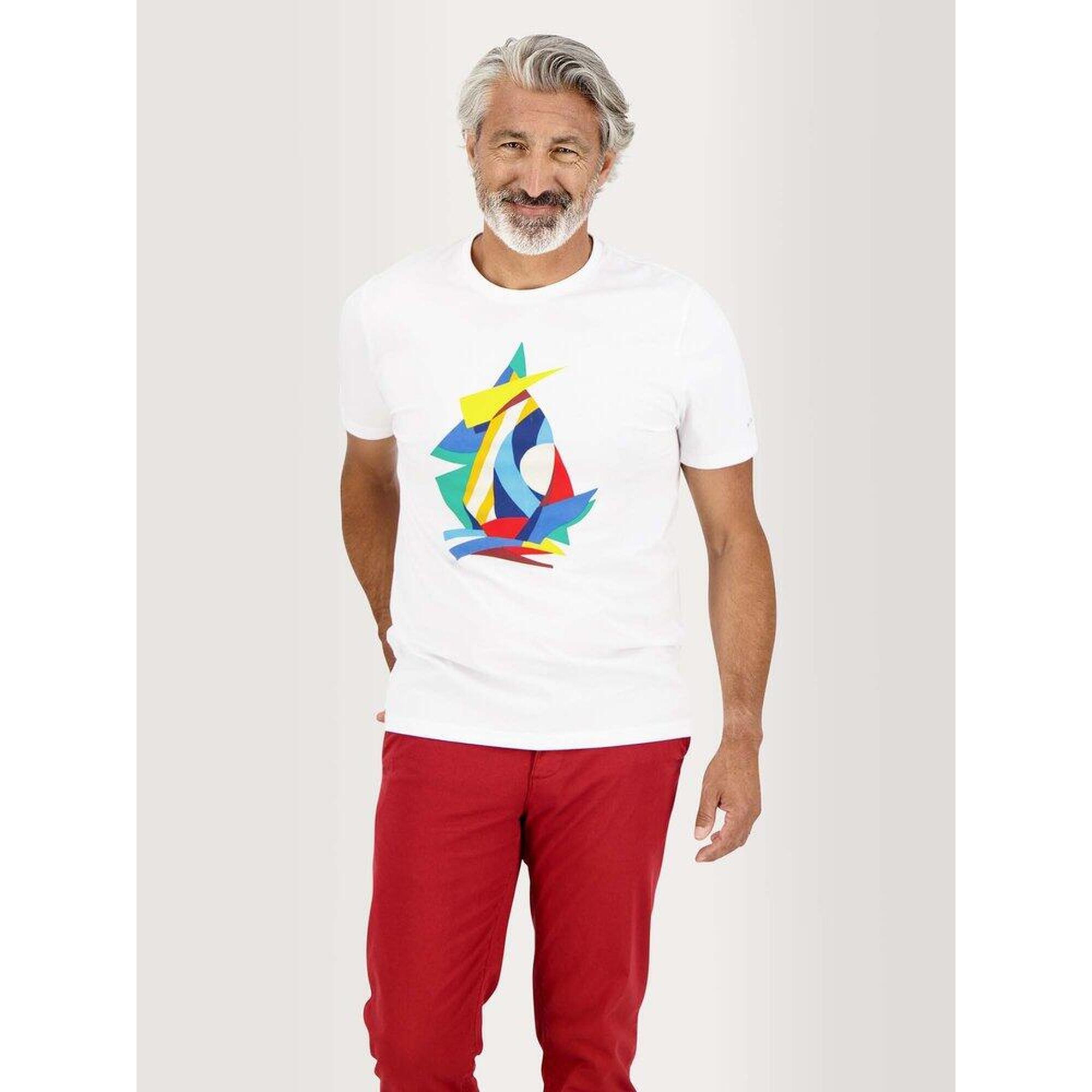 T-shirt manches courtes Homme - KIRANTEE Blanc