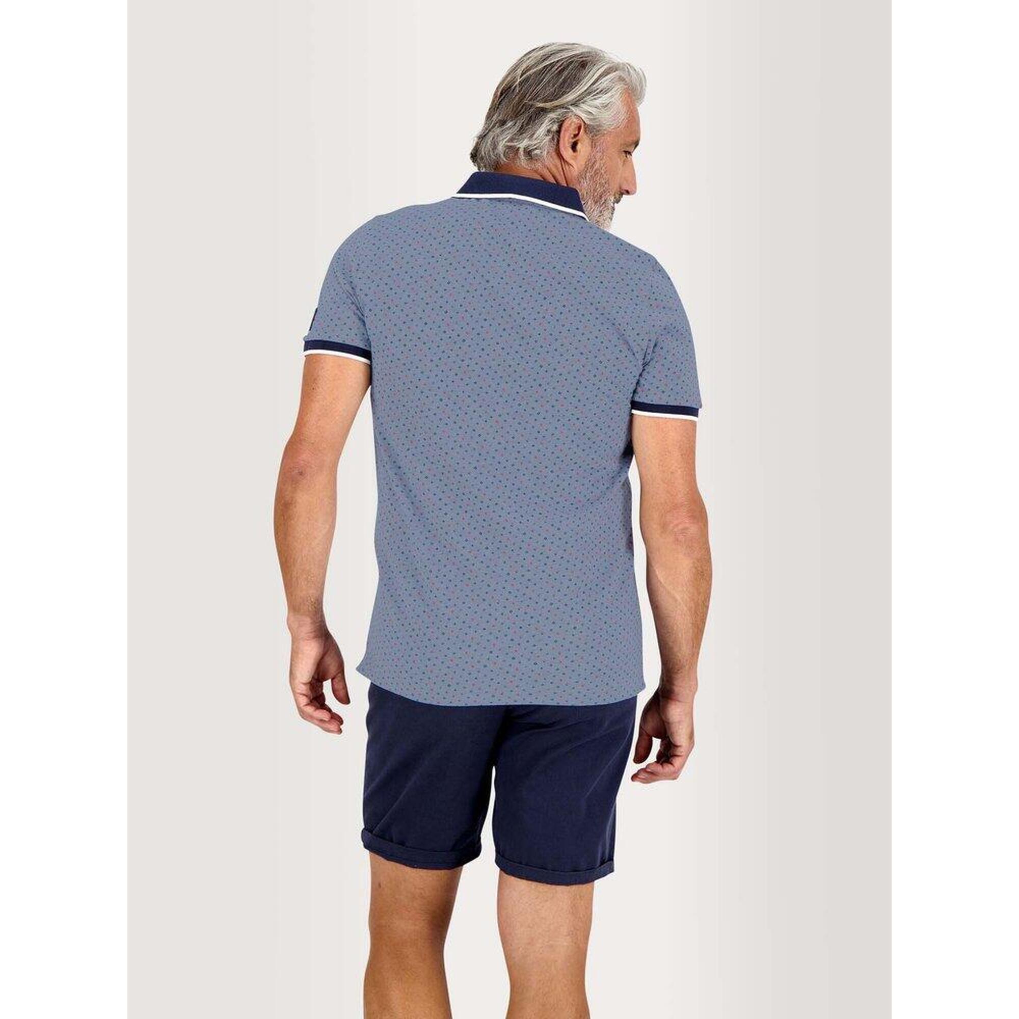 Polo manches courtes Homme - DRAKEPOL Chambray