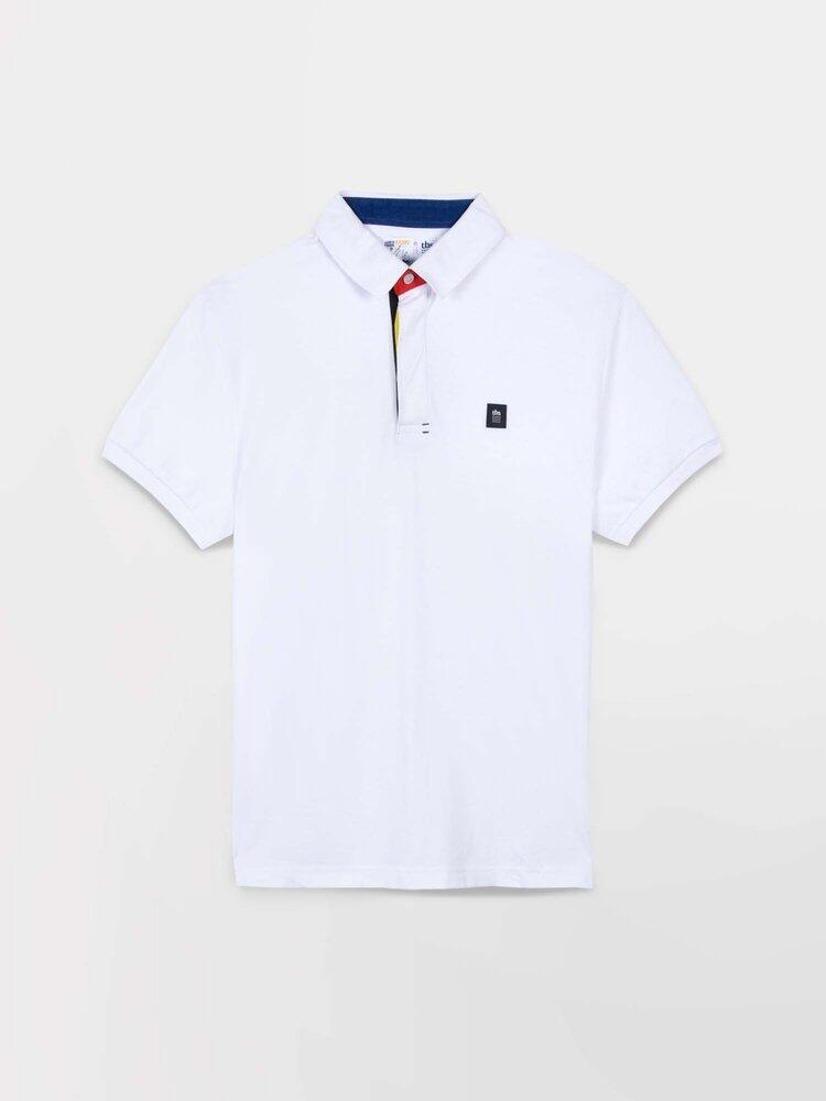 Polo Blanco Hombre TBS CLYDEPOL 3/5