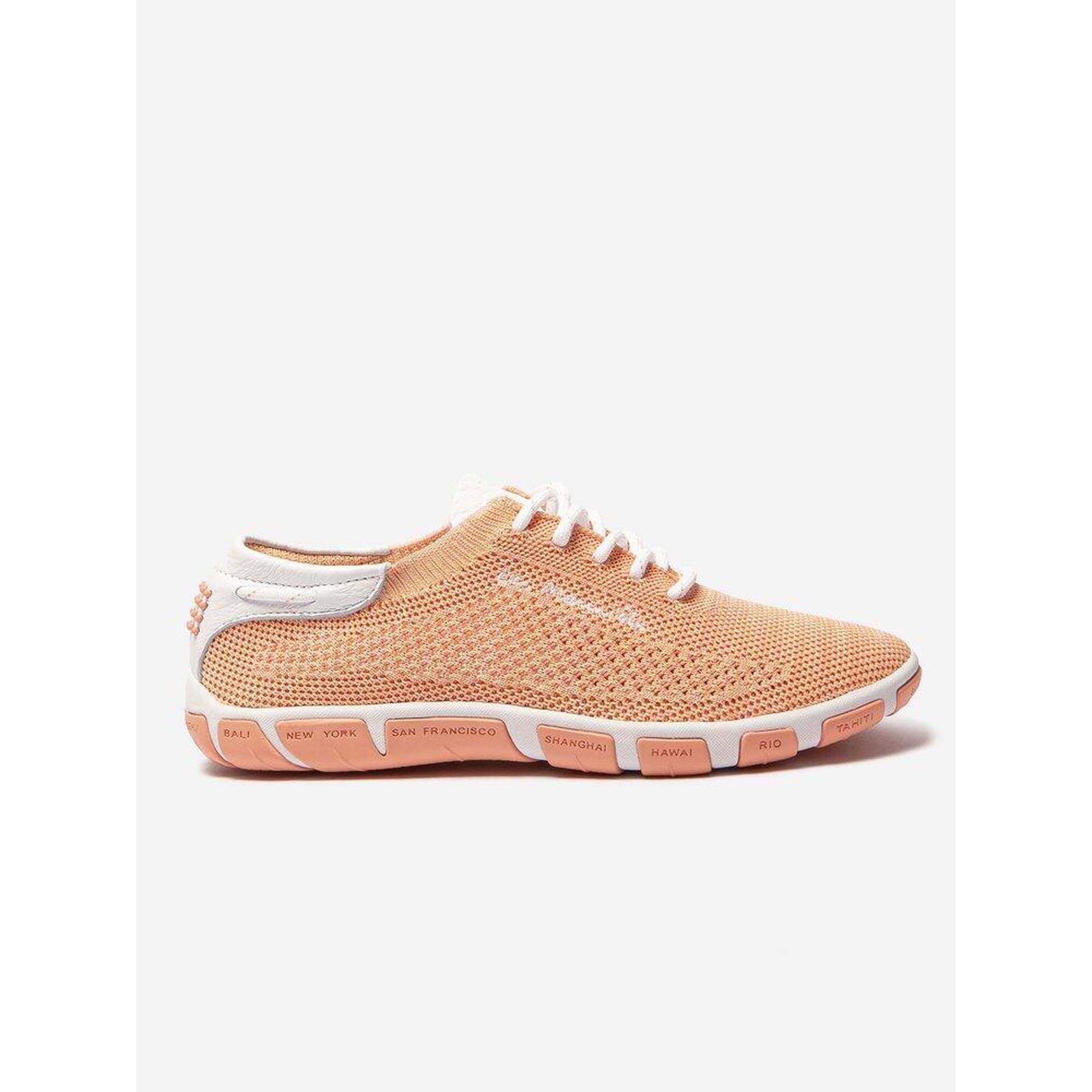 Tbs - Tennis Toile Femme - Jazaria Chine Melon - Baskets - Blanc|orange - 36 - Decathlon