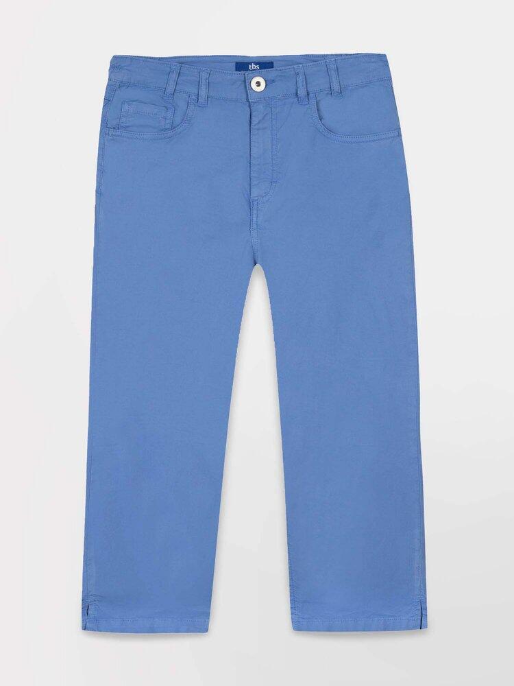 Pantalón Pirata Azul de Mujer TBS SANTACOR 2/4