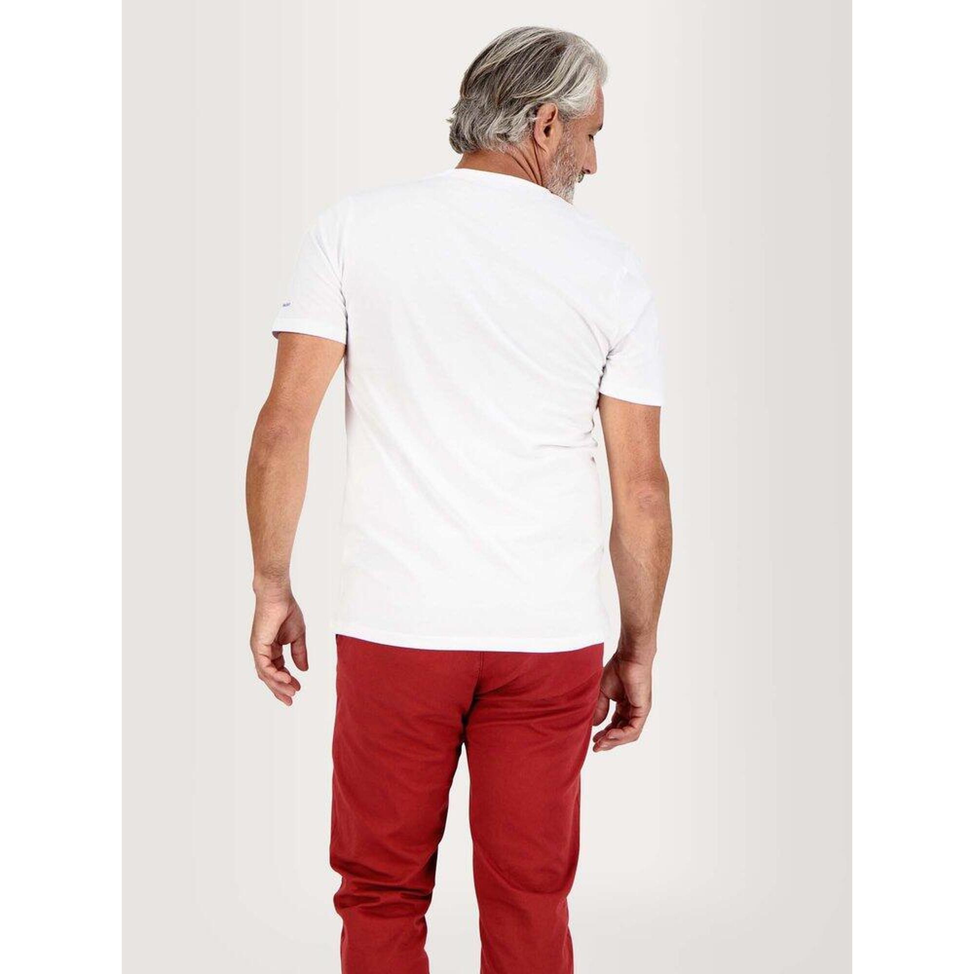 T-shirt manches courtes Homme - KIRANTEE Blanc