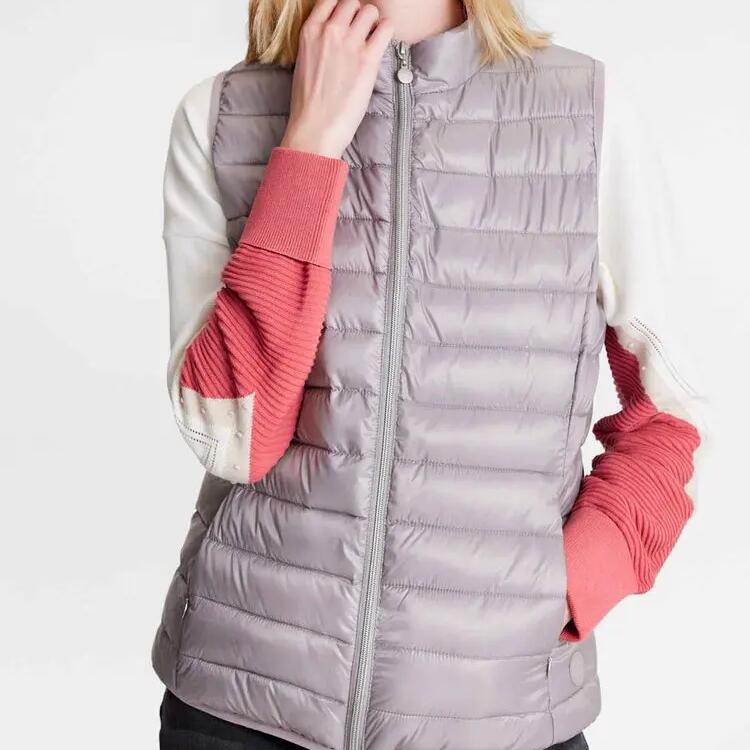 Women's TBS Naelisan Purple Sleeveless Puffer Gilet
