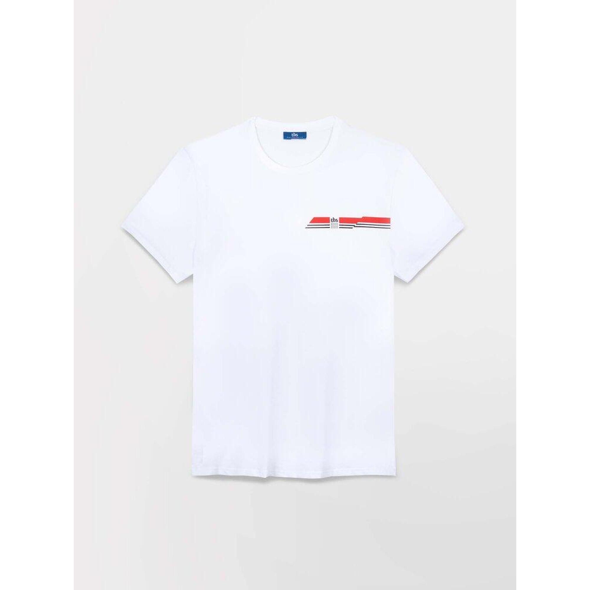 T-shirt manches courtes Homme - LABELTEE Blanc