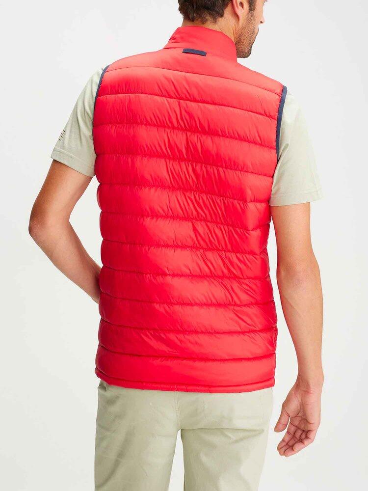 Plumífero sin Mangas Rojo para Hombre TBS Fabian 3/4