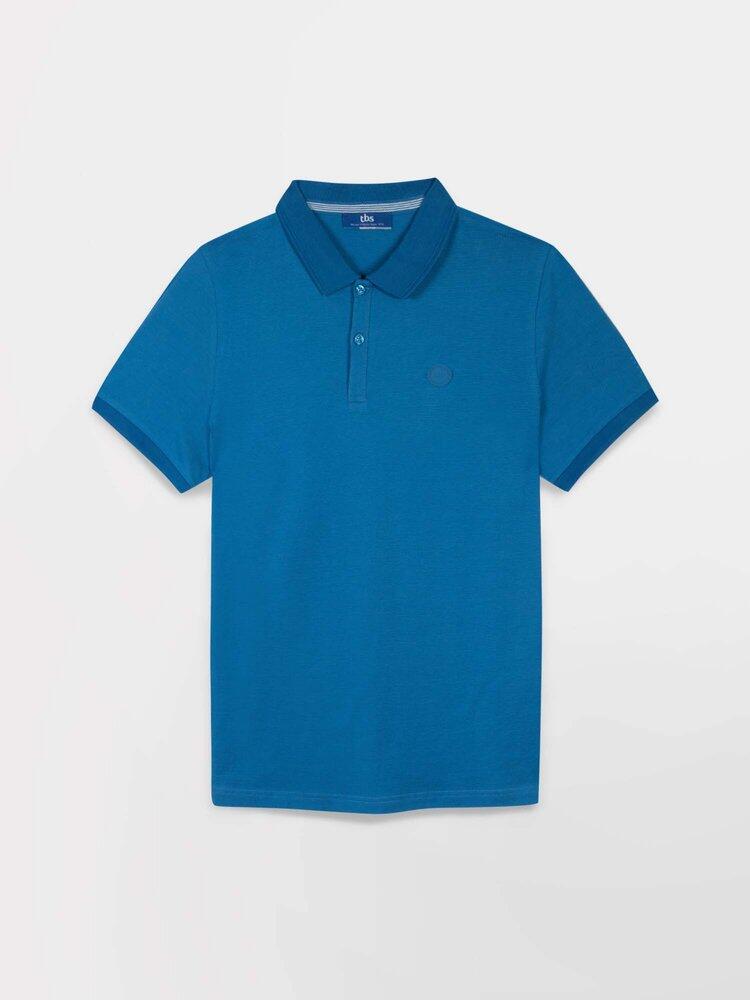 Polo manches courtes Homme - MILEKPOL Bleu 2/5