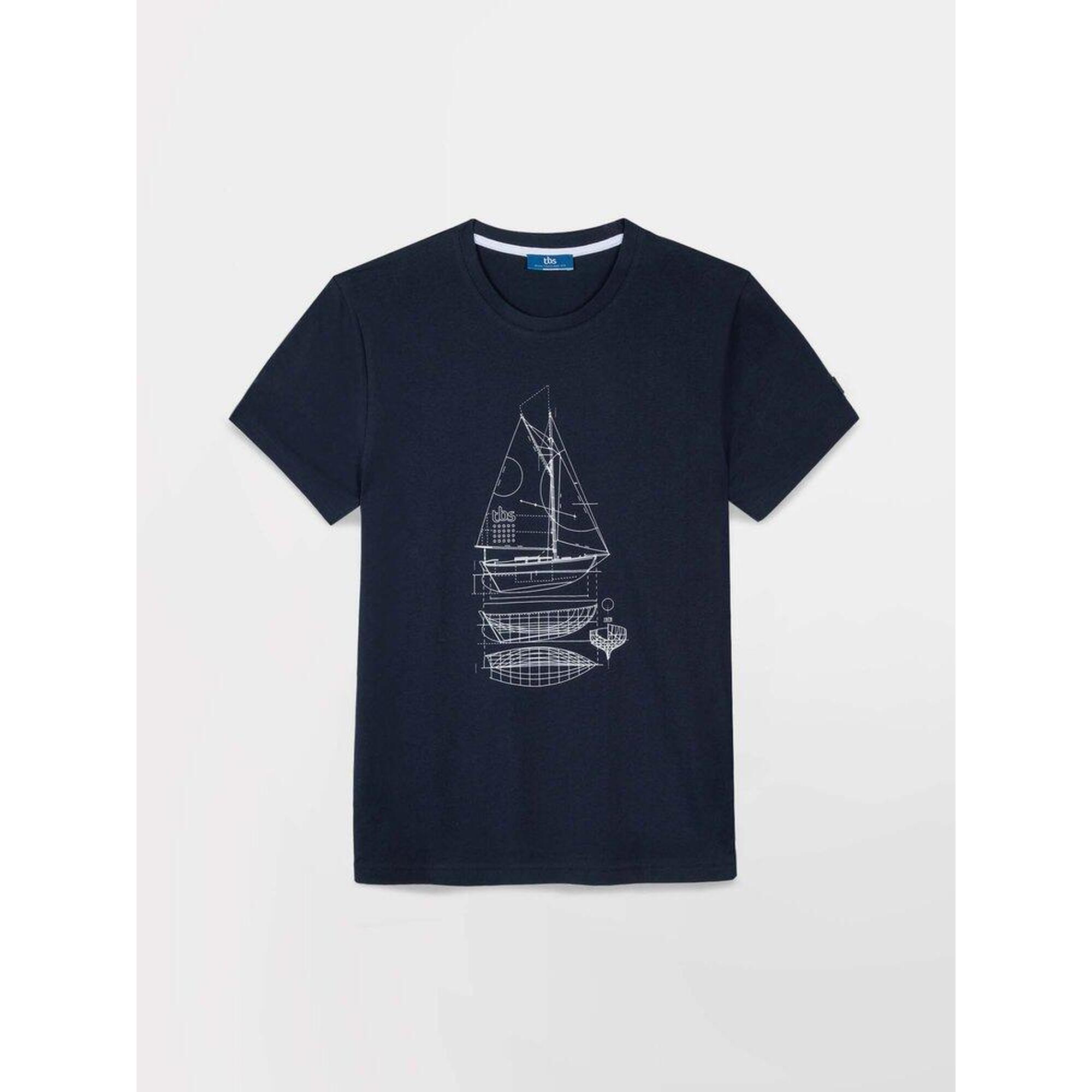 T-shirt manches courtes Homme - DANTETEE Navy