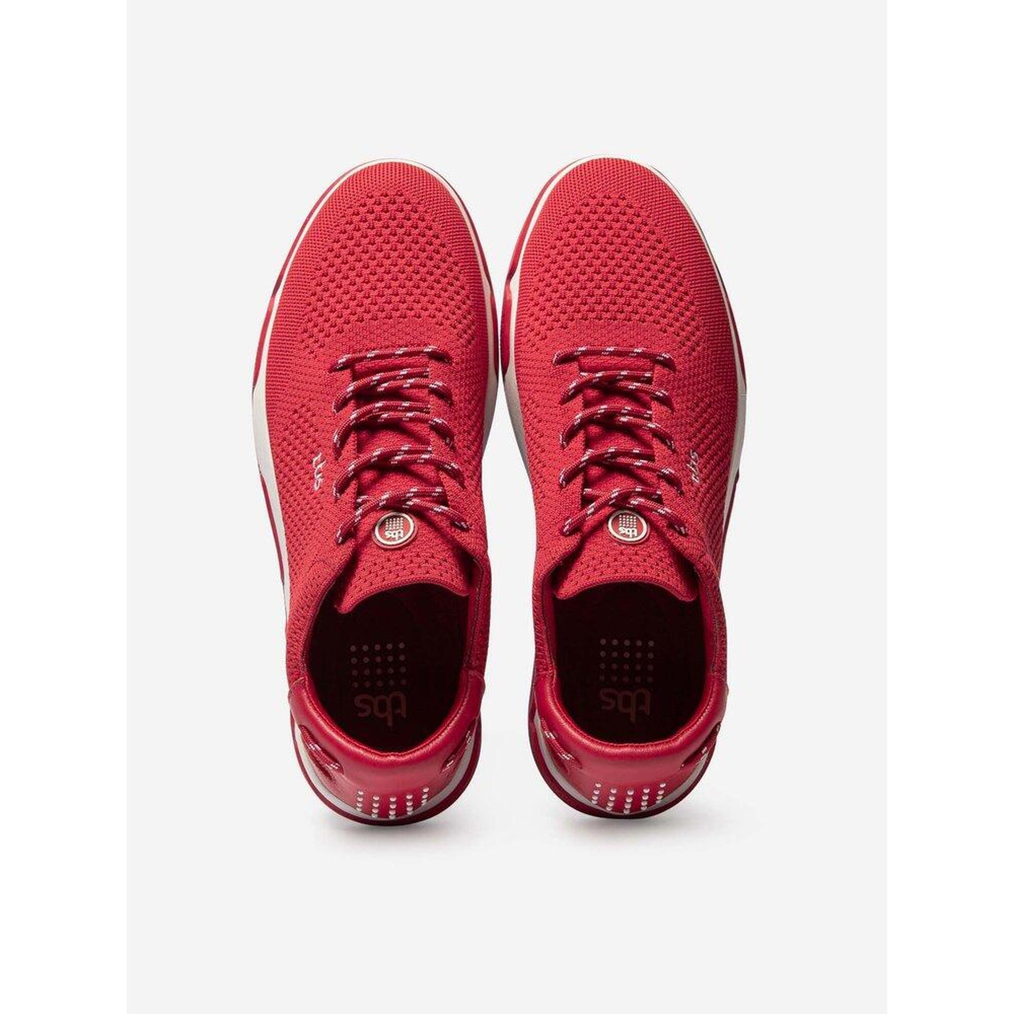 Tennis toile Homme - GUEKNIT Rouge