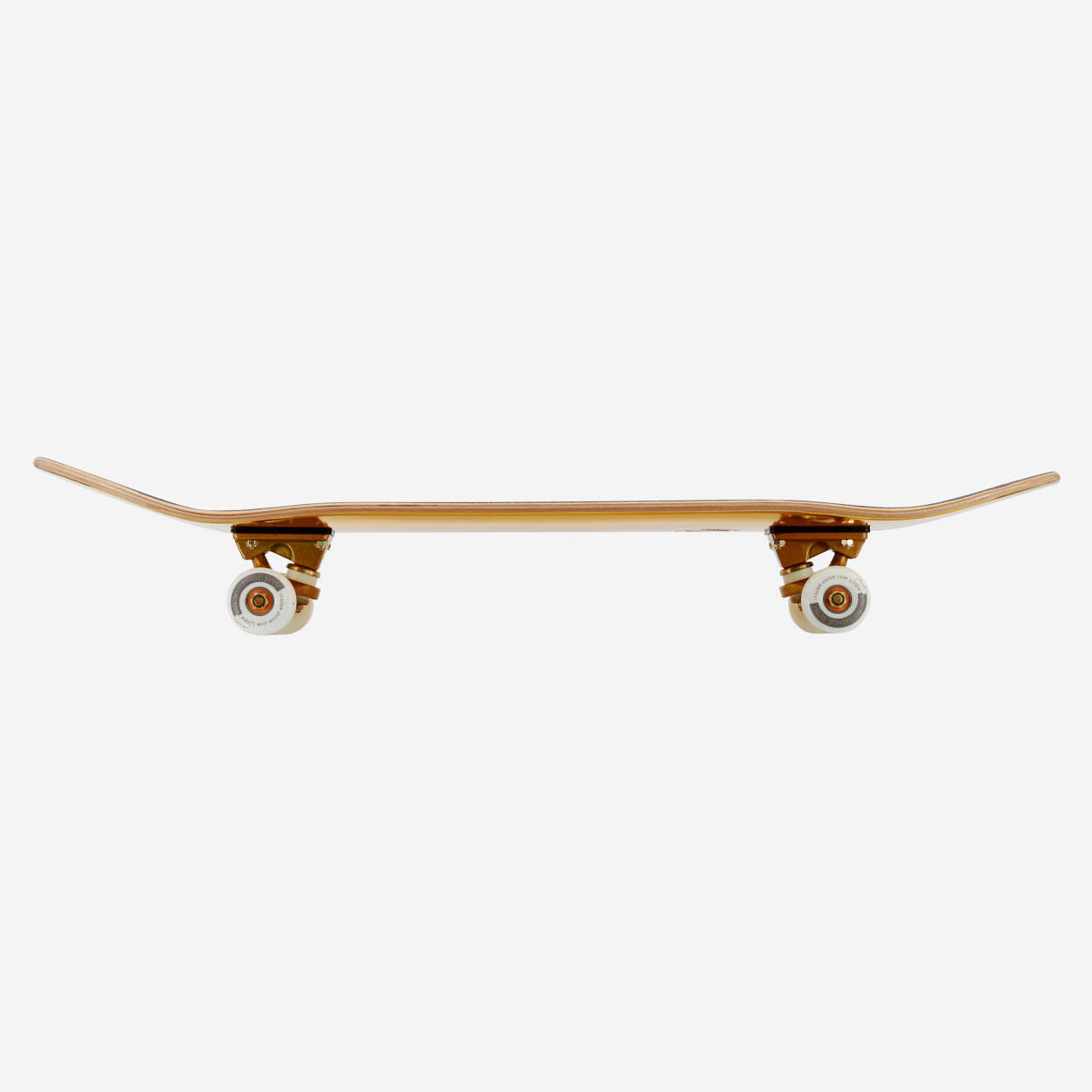 Monopatín dorado completo único skateboard brillante 8,125" 3/5