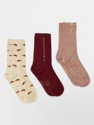 Set de chaussettes Homme - TRIOFANT145B6 Rose/rouge