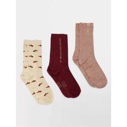 Set de chaussettes Homme - TRIOFANT145B6 Rose/rouge