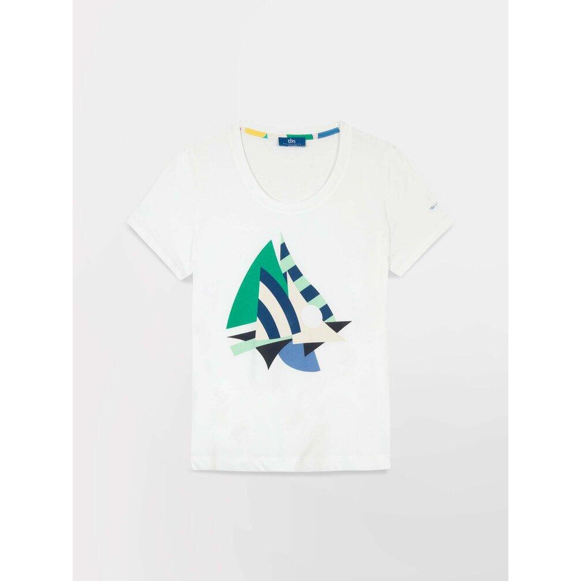 T-shirt manches courtes Femme - NACRATEE Arctique