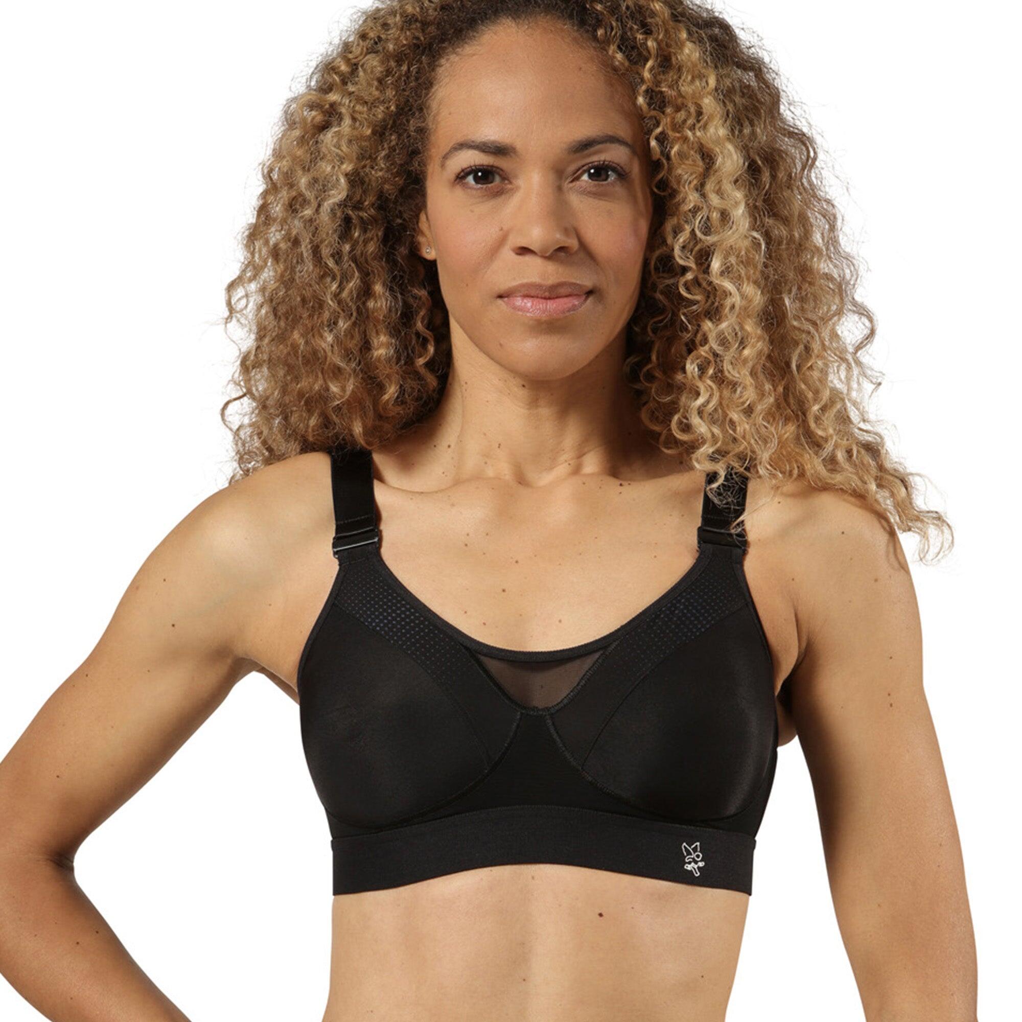 Thuasne - Soutien-gorge De Sport Polyvalent Maintien Supérieur Ou Extrême - Power'up 4 - Brassière - Noir - 100c - Decathlon