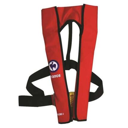 Gilet de sauvetage automatique France 170n rouge