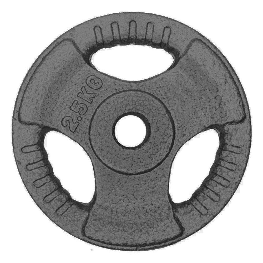 YOURFIT Disco musculação c/pega 2,5kg (30mm) (UNIDADE)