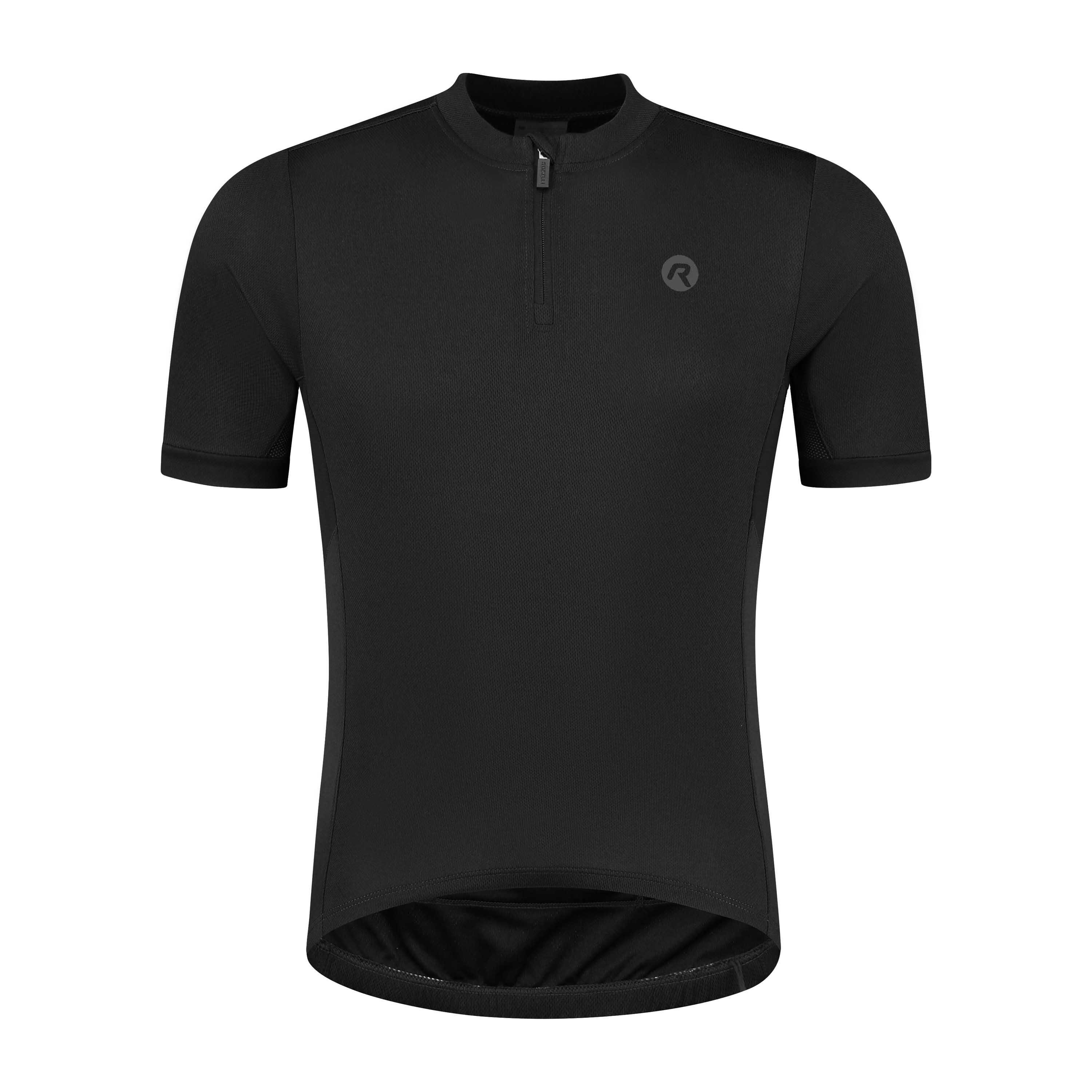 Wielershirt Heren Core Fietsshirt Korte Mouwen Zwart 2/5