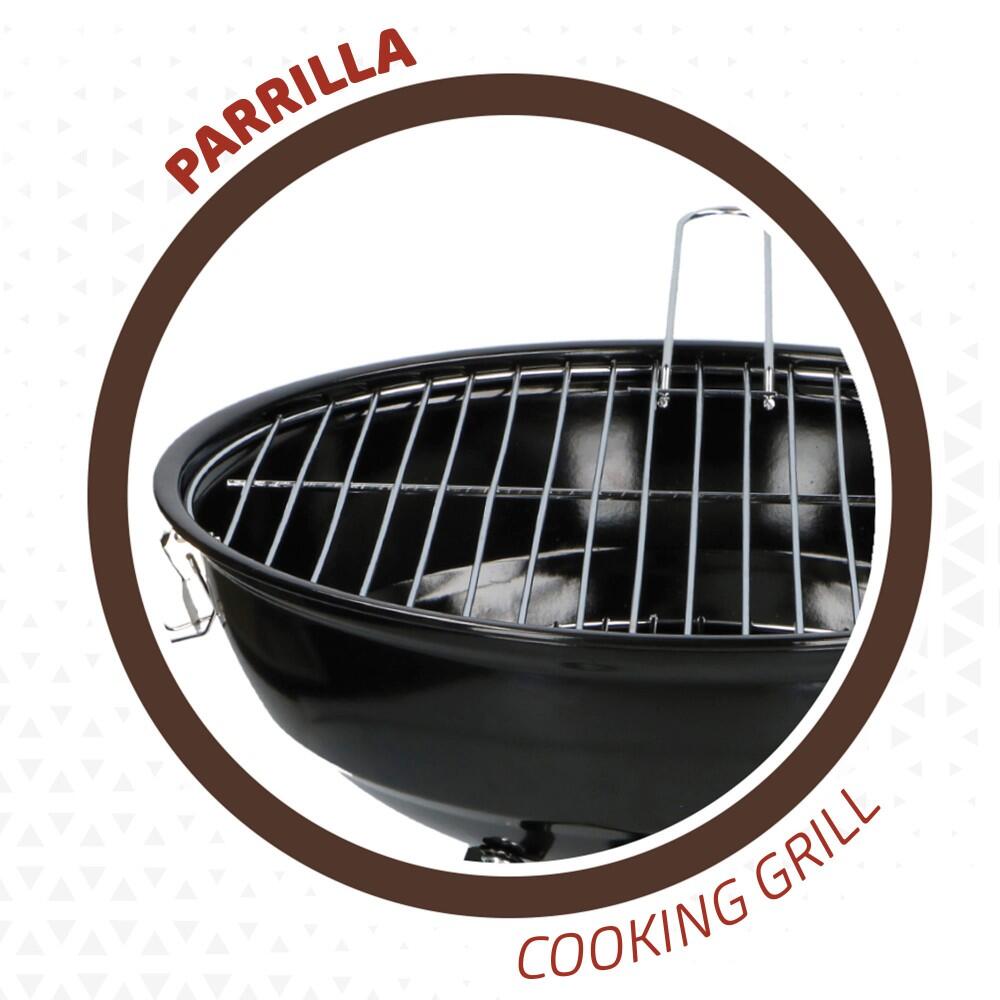 Barbecue au charbon avec couvercle Aktive 3/7