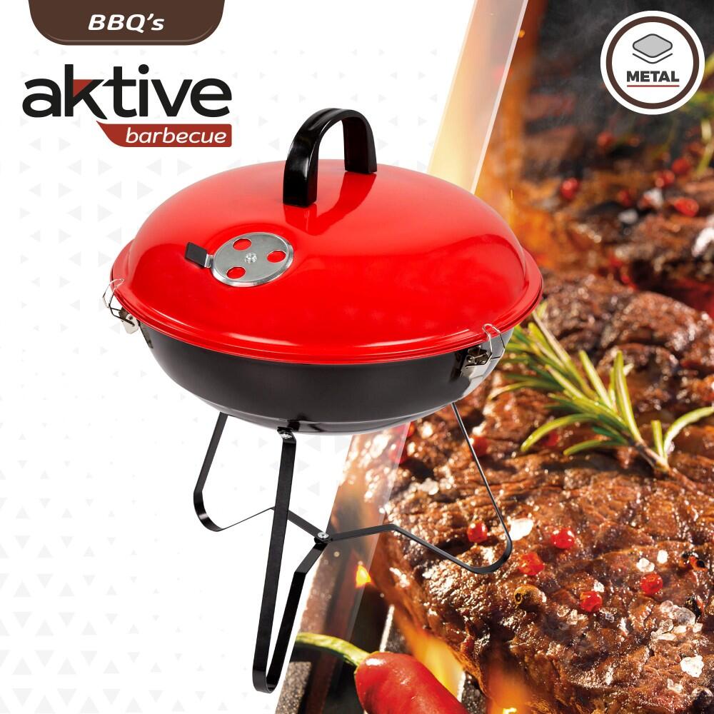Barbecue au charbon avec couvercle Aktive 2/7